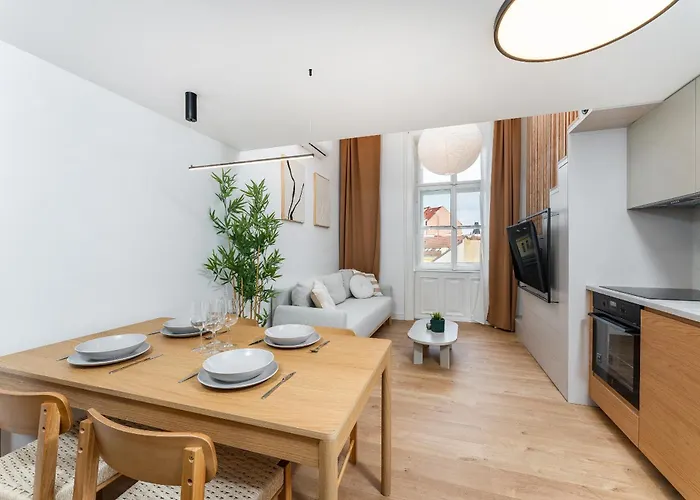 Apartment Rentero Modern Spacious In